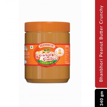 Bhanbhori Peanut Butter Crunchy, 340gm